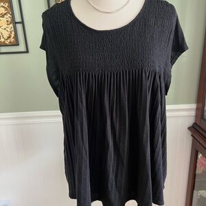 Soft Black Women's Top